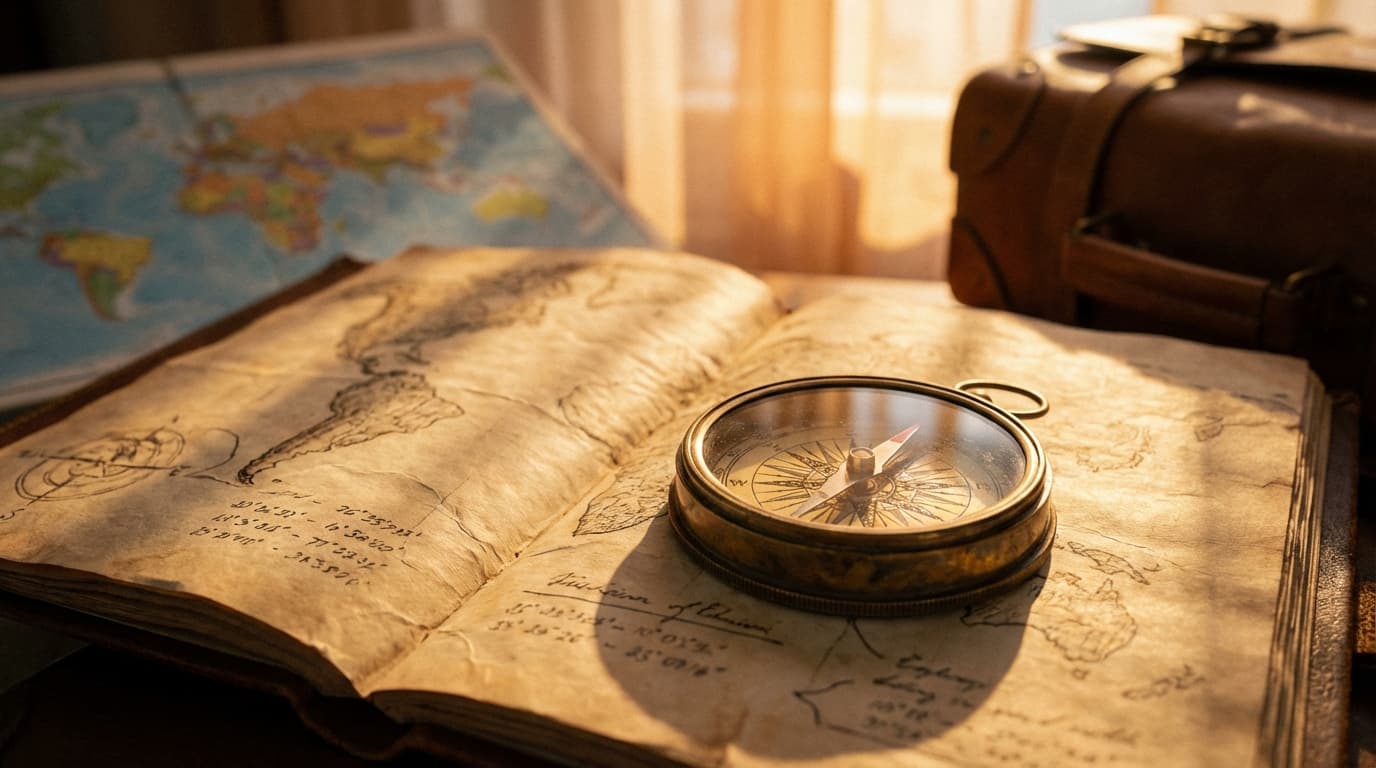 Planning a guided French tour with a map